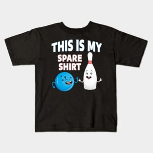 This Is My Spare Bowling Kids T-Shirt